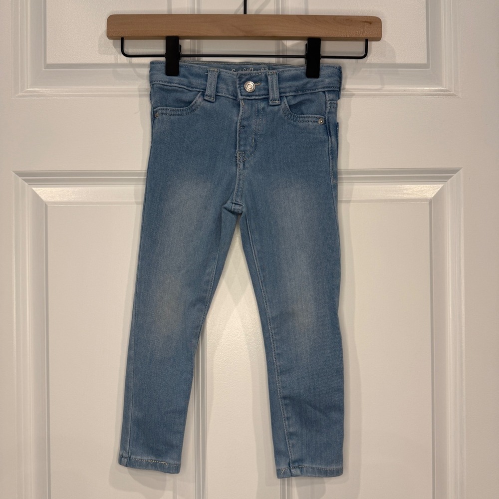 Cat & Jack Toddler Kids Light Wash Ultimate Stretch Jeggings Size‎ 3T Skinny
